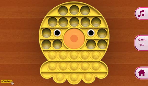 Bóp vỡ toàn bộ bong bóng