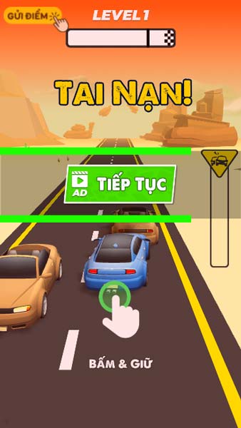 Hạn chế gây tai nạn bằng cách đâm vào các xe khác