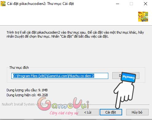 Chọn đường dẫn game