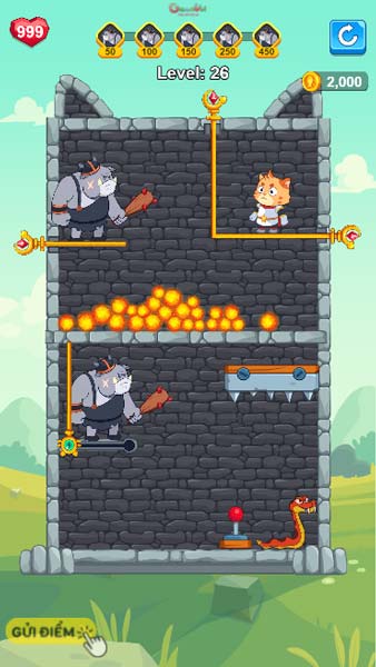 Chơi game Hiệp sĩ mèo rừng - GameVui