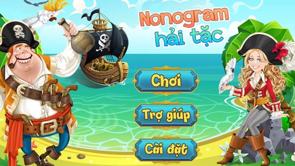Chơi game Nonogram hải tặc - GameVui