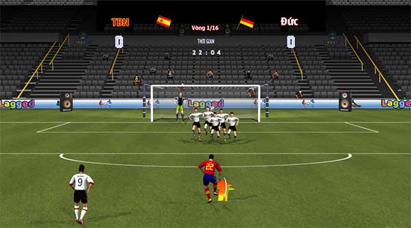 Thực hiện cú sút phạt