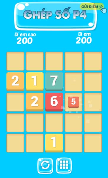 Ghép, gộp những số giống nhau