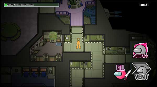 Di chuyển giữa các phòng trên tàu vũ trụ