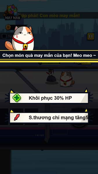 Mèo mập mạp may mắn