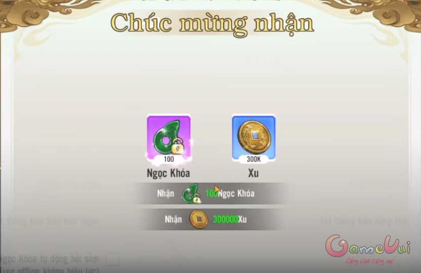 Chúc mừng nhận quà