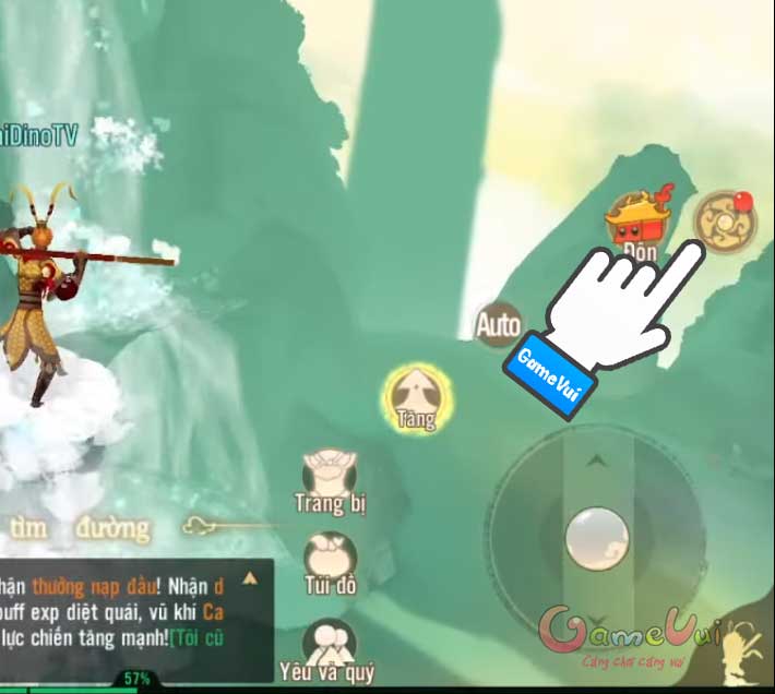 Ấn biểu tượng hình tròn màu vàng nhạt