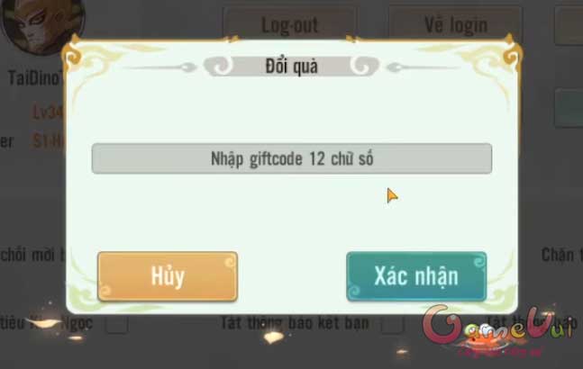 Nhập code
