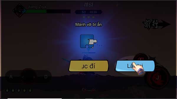 Lấy mảnh vỡ bí ẩn