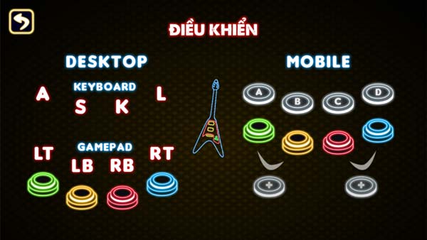 Cách điều khiển để chơi game