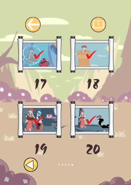 Lựa chọn các level thử thách