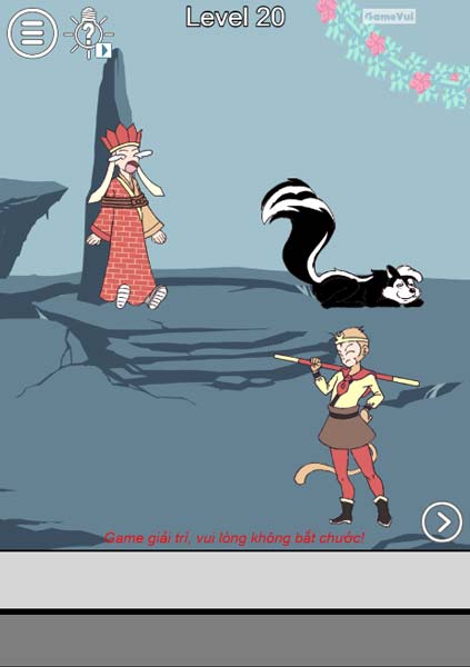 Kiểm tra những gợi ý, đầu mối xuất hiện trên màn hình