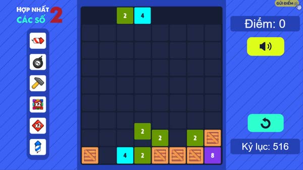 Gộp các số giống nhau