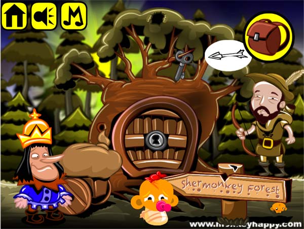 Chơi game Chú khỉ buồn 541 - GameVui