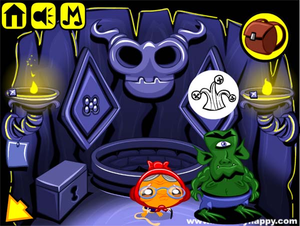 Quái vật màu xanh này muốn cái mũ và chuông