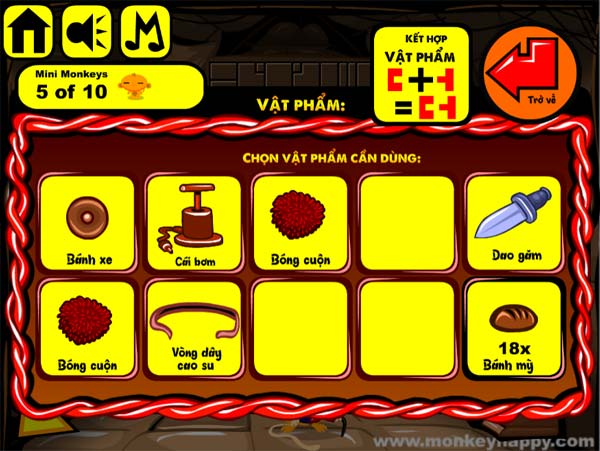 Các vật phẩm cần thiết