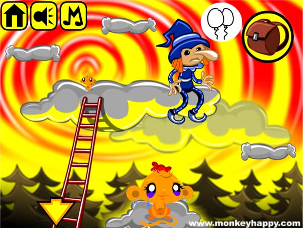 Chơi game Chú khỉ buồn 544 - GameVui