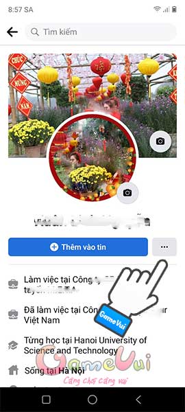 Chạm dấu 3 chấm