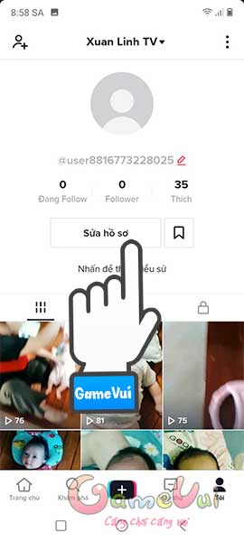 Chạm sửa hồ sơ