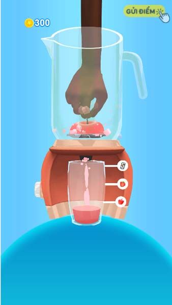 Bước đầu là ép, xay các loại quả