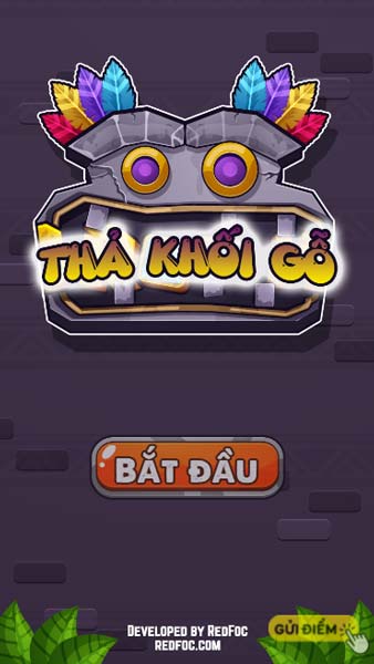 Chơi game Thả khối gỗ - GameVui