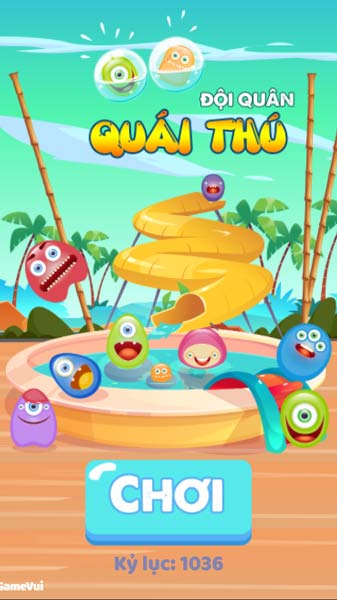 Chơi game Đội quân quái thú - GameVui