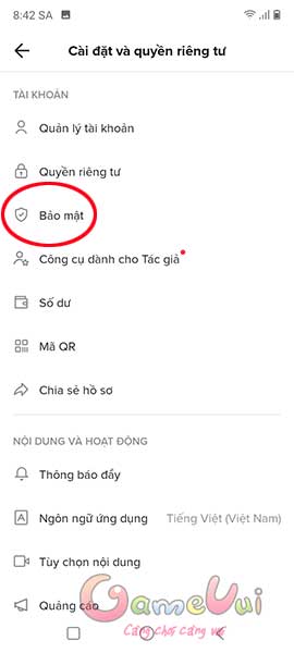 Ấn mục Bảo Mật