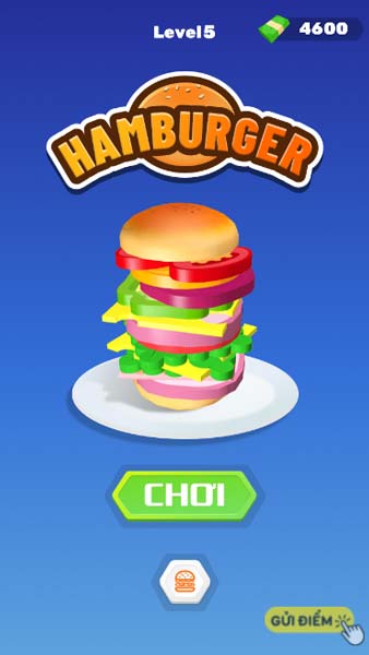 Chơi game Làm bánh Hamburger - GameVui