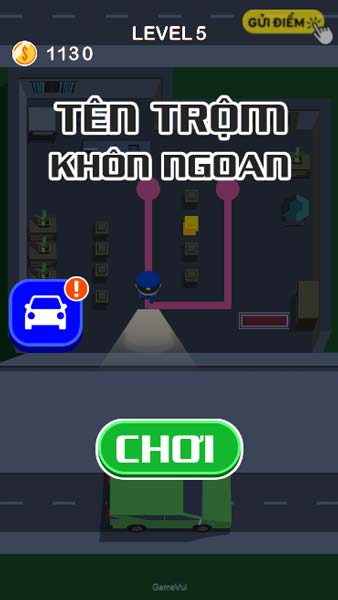 Chơi game Tên trộm khôn ngoan - GameVui
