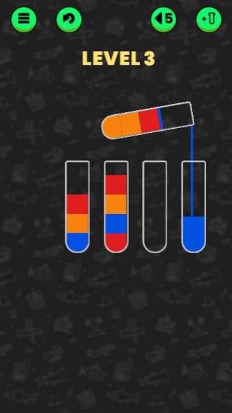 Bấm để chọn và đổ nước vào lọ chứa