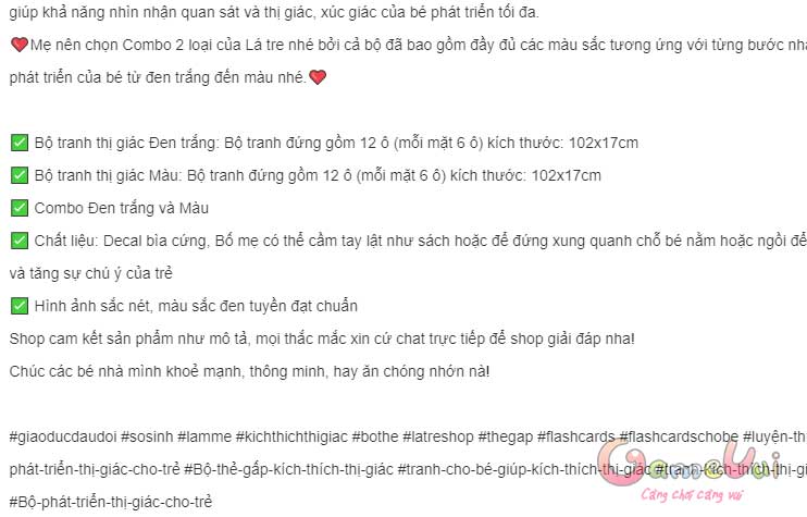 Xem sản phẩm cụ thể