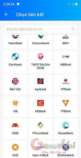 Chọn ngân hàng
