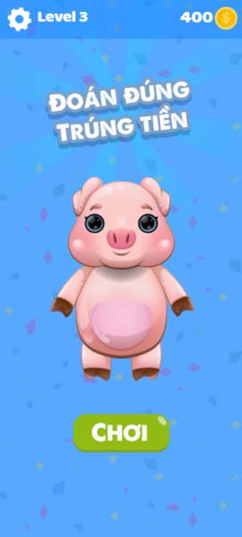 Chơi game Đoán đúng trúng tiền - GameVui