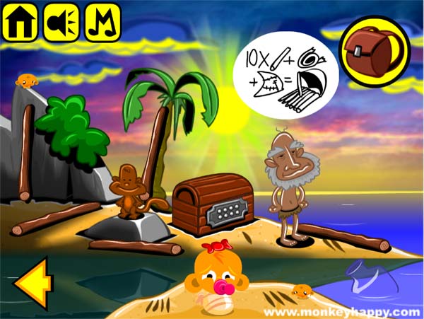 Chơi game Chú khỉ buồn 549 - GameVui