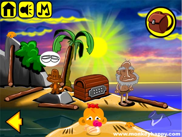 Tìm quả dừa cho chú khỉ