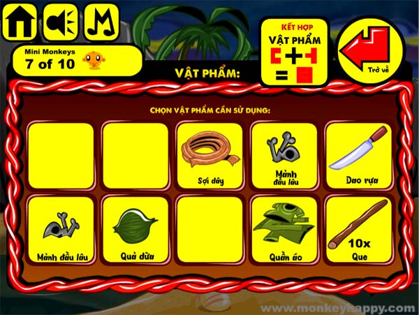 Thu thập vật phẩm cần thiết