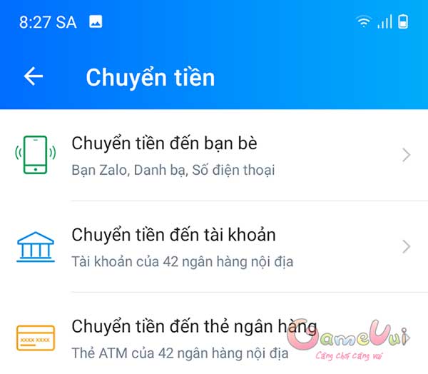 3 hình thức chuyển tiền