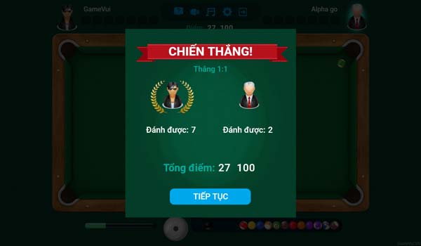 Giành chiến thắng