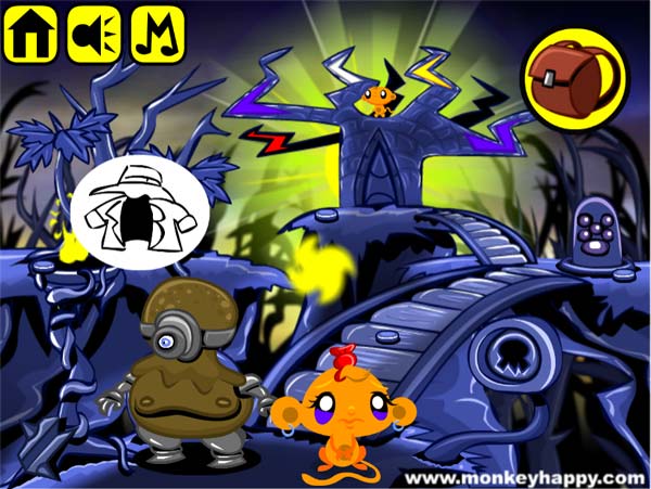 Chơi game Chú khỉ buồn: Golem bằng vàng - GameVui