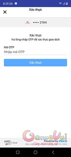 Nhập mã OTP