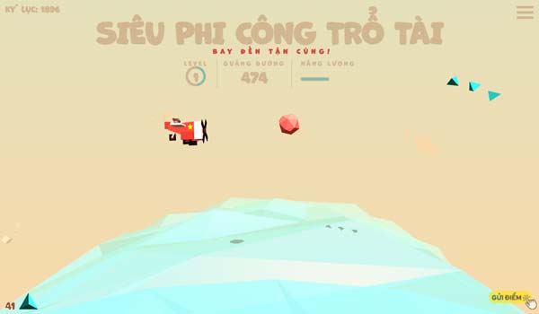 Chơi game Siêu phi công trổ tài - GameVui