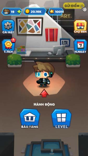 Chơi game Đột nhập viện bảo tàng - GameVui