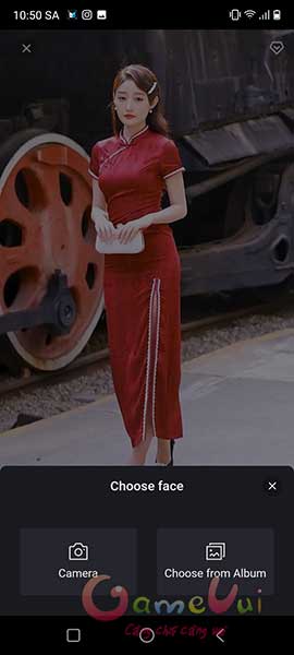 Chọn ảnh muốn ghép