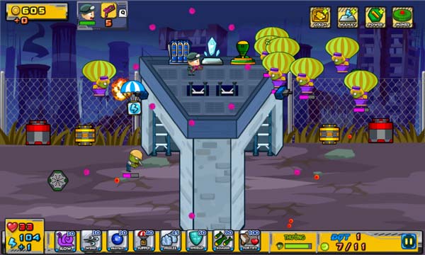 Lên tầng 2 căn cứ để diệt Zombie trên không