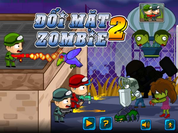 Chơi game Đối mặt Zombie 2 - GameVui