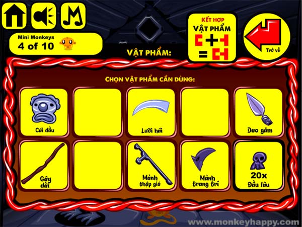 Các loại vật phẩm ẩn