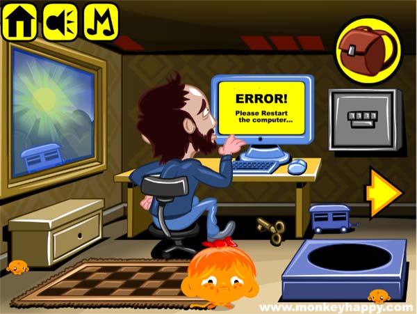 Chơi game Chú khỉ buồn 553 - GameVui