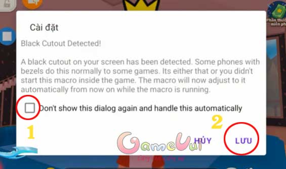 Điều khiển cài đặt