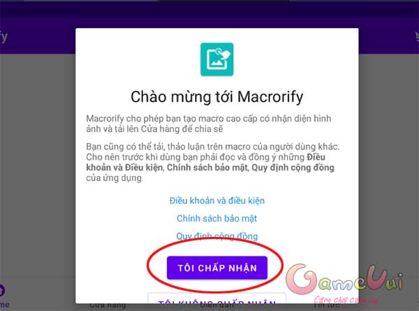 Tôi chấp nhận