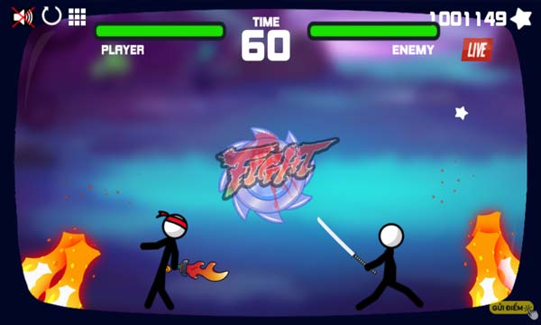 Bắt đầu trận chiến đấu